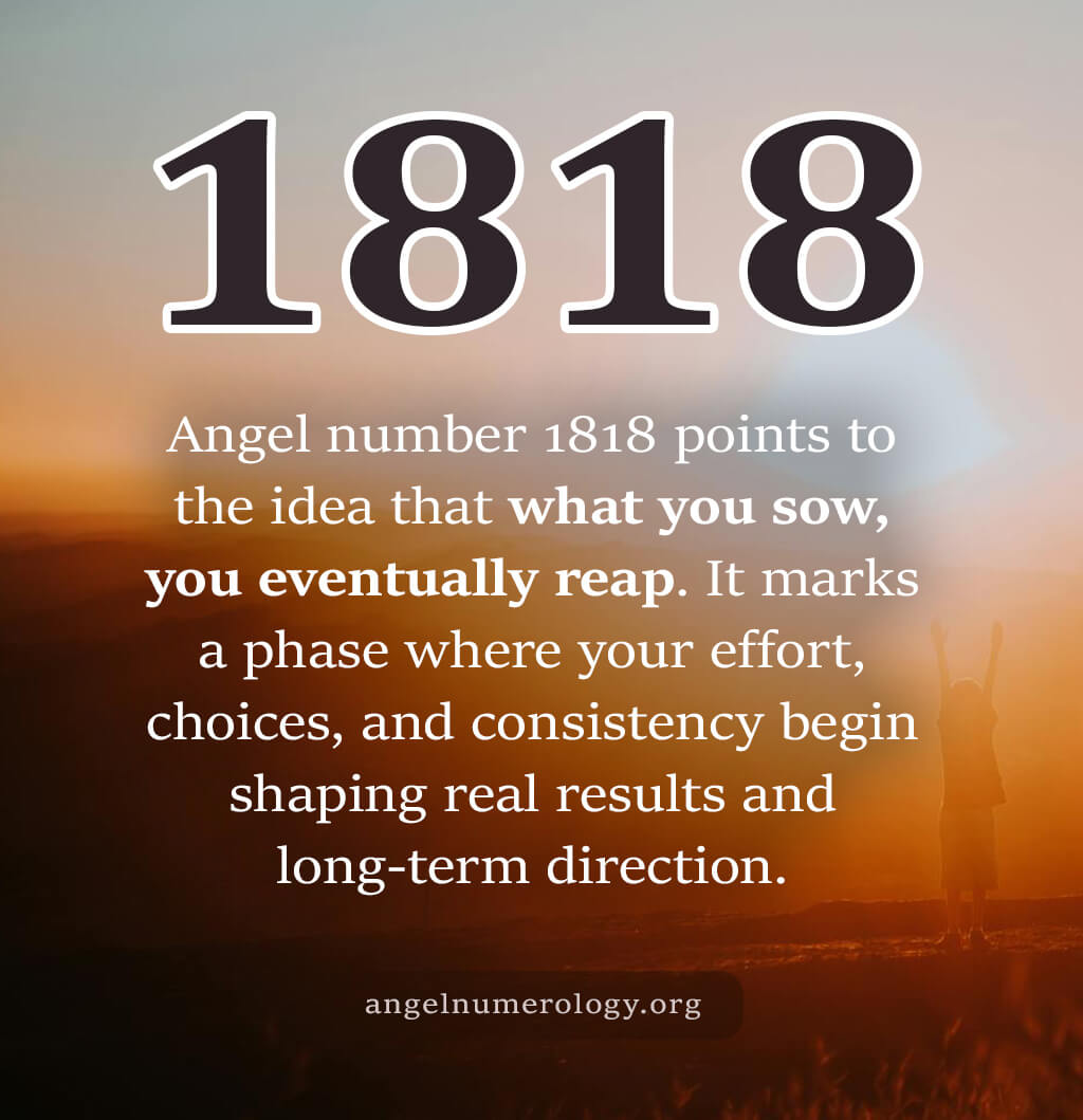 1818 angel number