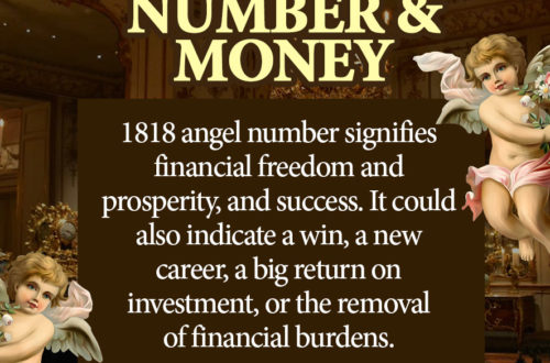 1818 angel number money