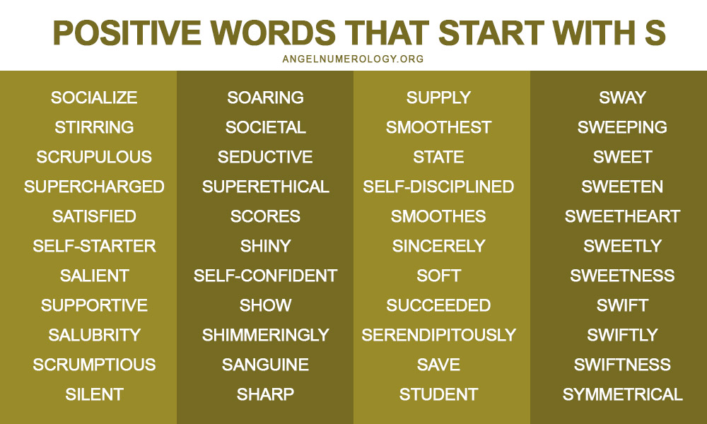 positive words beginning with s