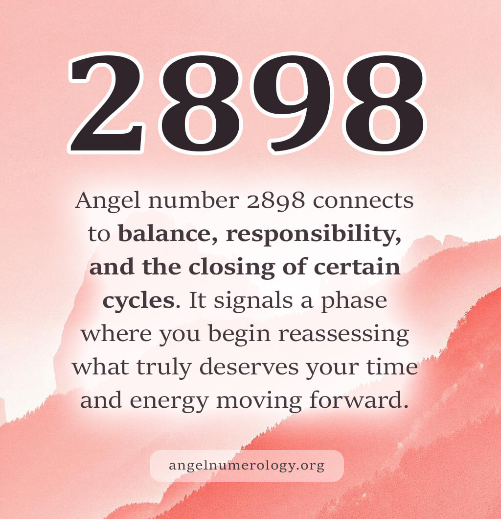 2898 angel number