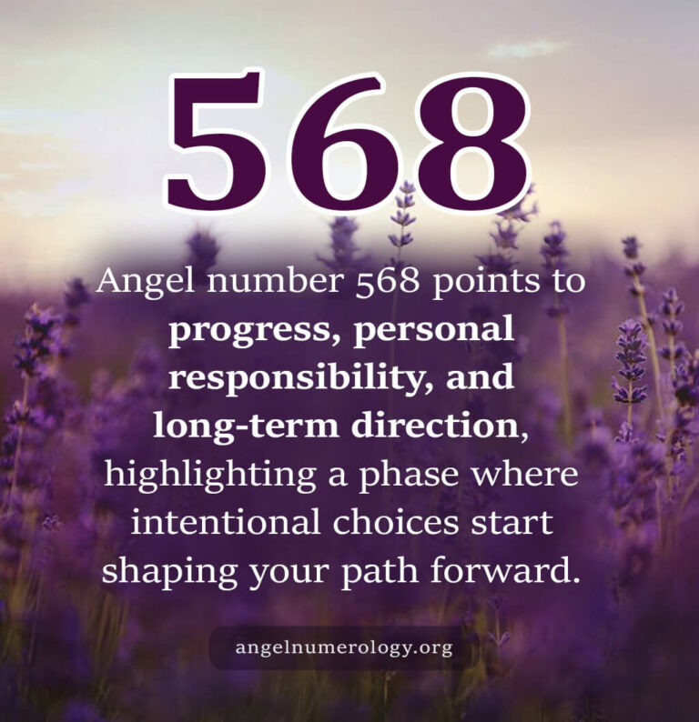 568 angel number